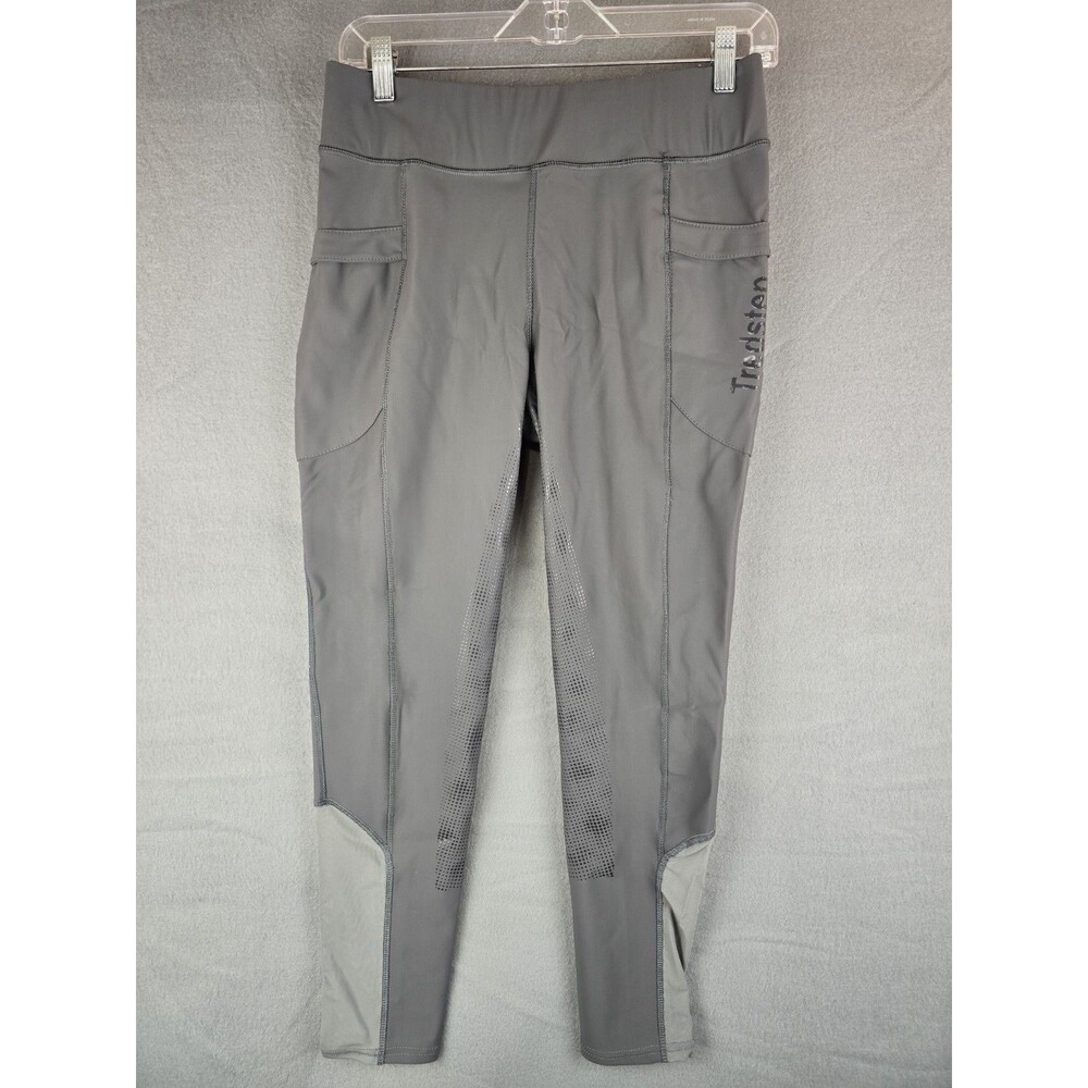 Tredstep Ireland Full Seat Breeches Women's 32R Black Silicone Grip Riding Tight